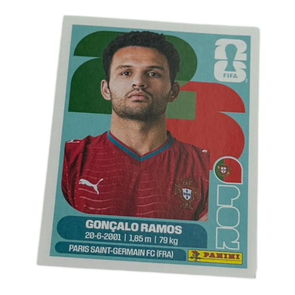 Panini Gonçalo Ramos POR 18 FIFA World Cup 2026 Sticker PSG Portugal Soccer